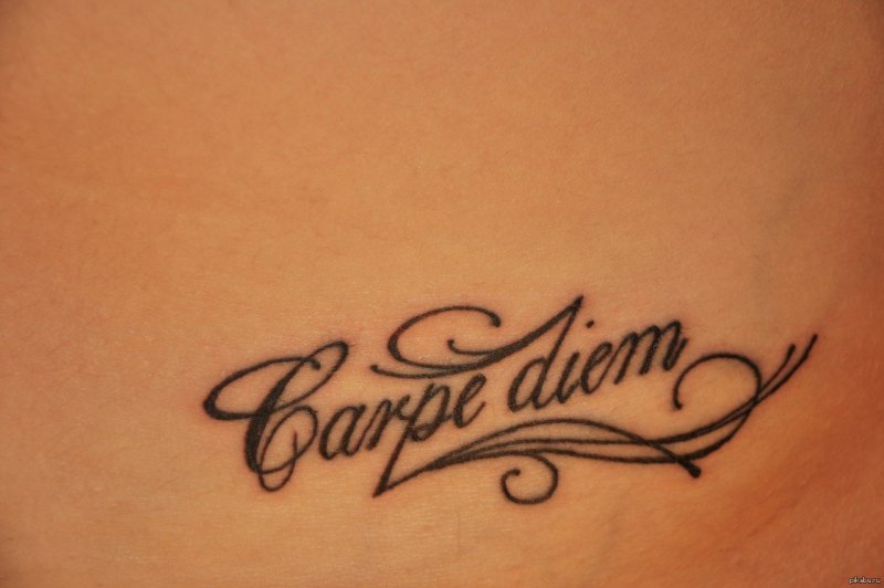 Carpe Diem тату