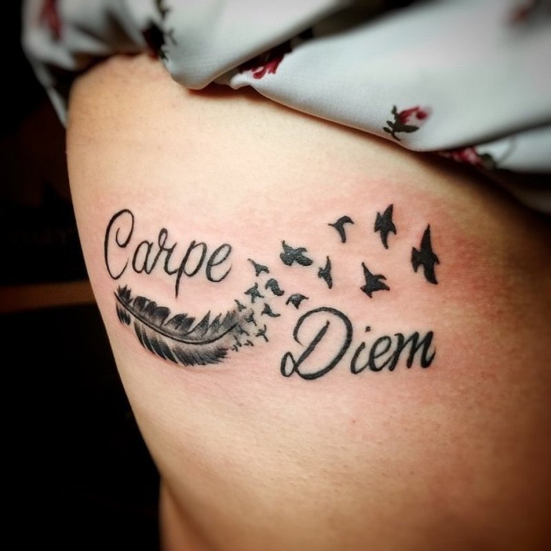 Carpe Diem Татуировка