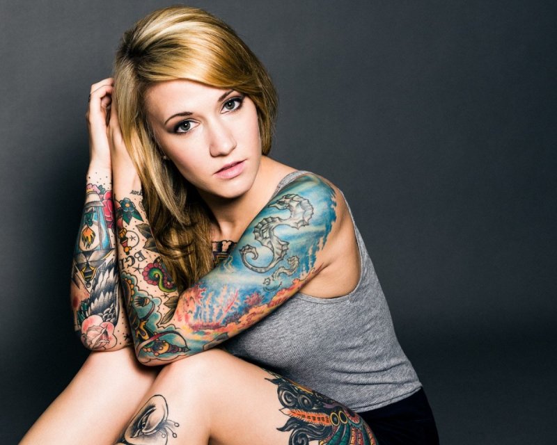 Паула Левина Tattoo model
