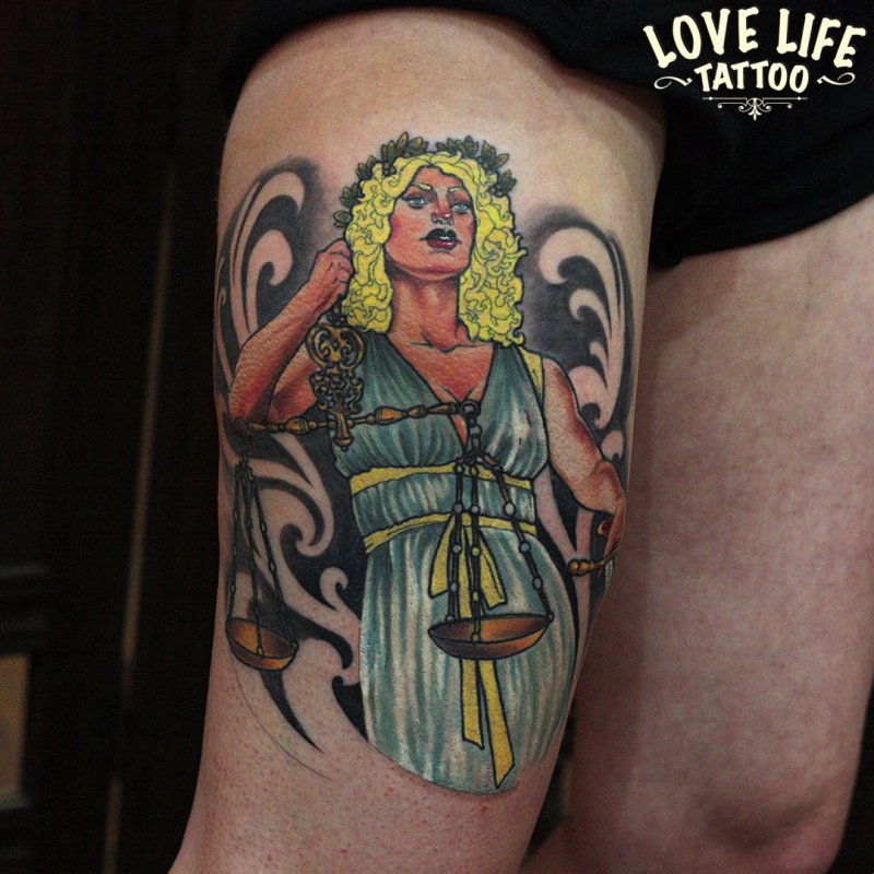 Tattoo Чикано Фемида