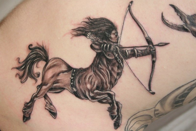 Стрелец Sagittarius тату