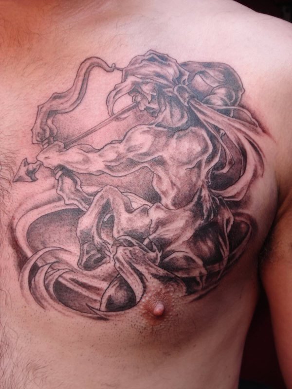 Стрелец Sagittarius тату