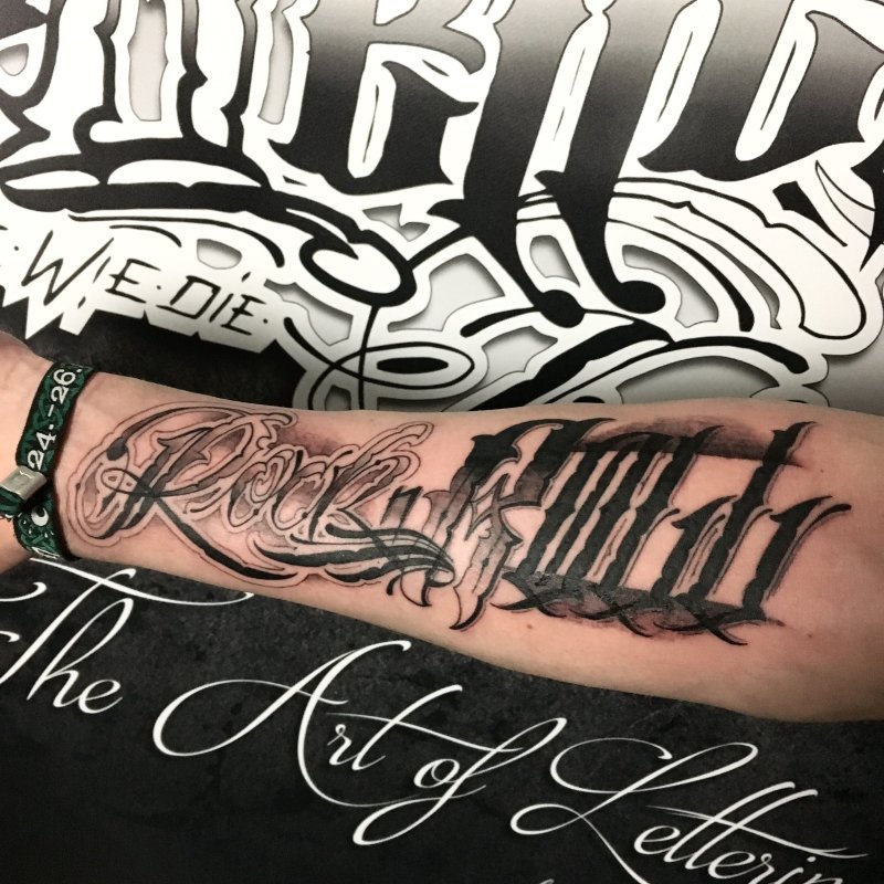 Тату Rock n Roll эскизы