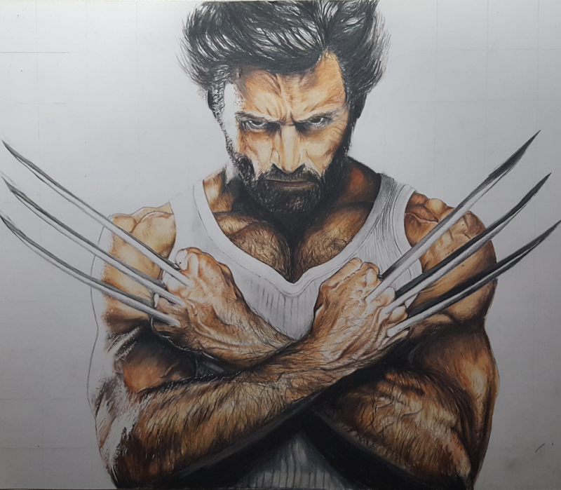 Wolverine Marvel тату