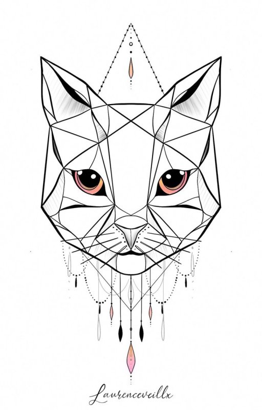 Кот тату простое