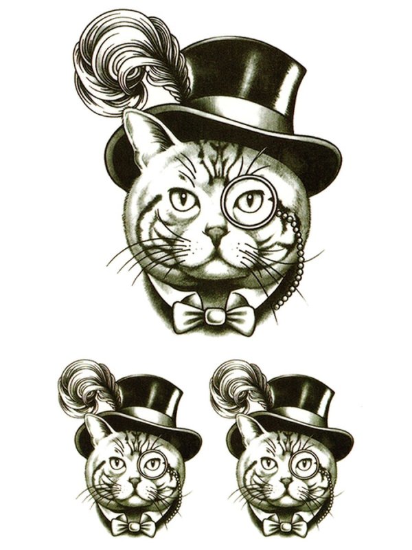 Воровская наколка кот