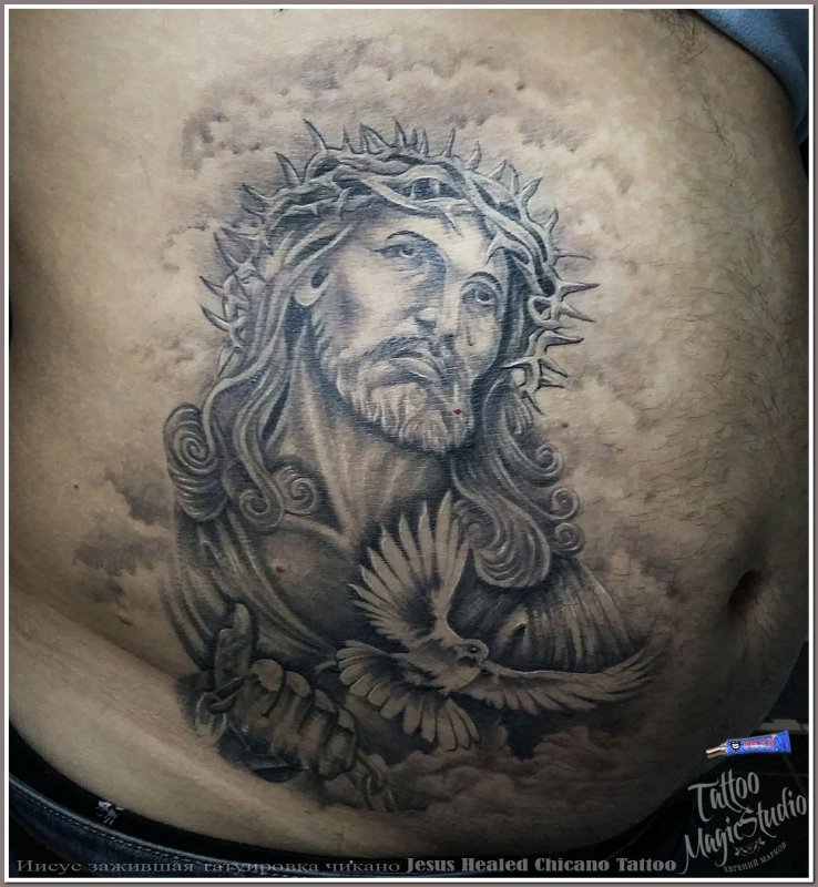 Tattoo Chicano Дева Мария