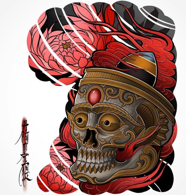 Hannya тату