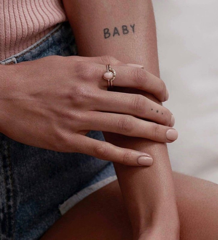 Мини тату Baby