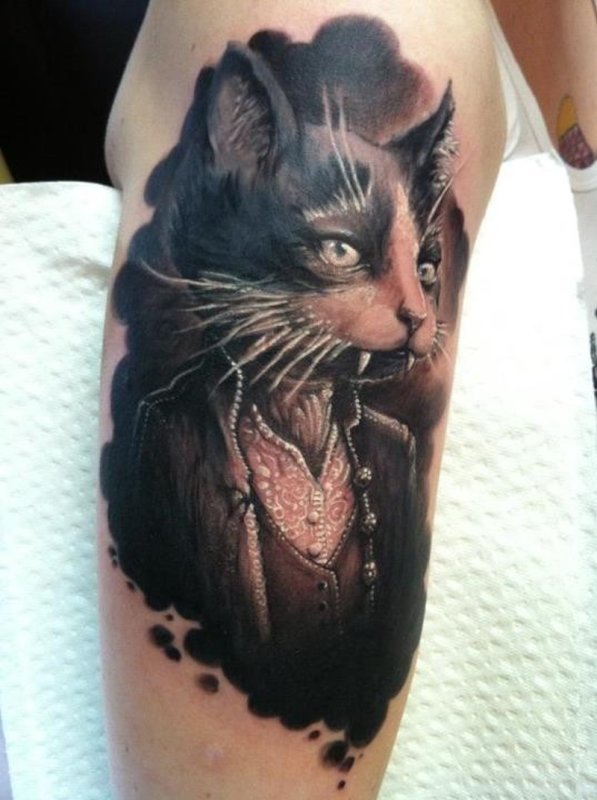 Кошка эскиз