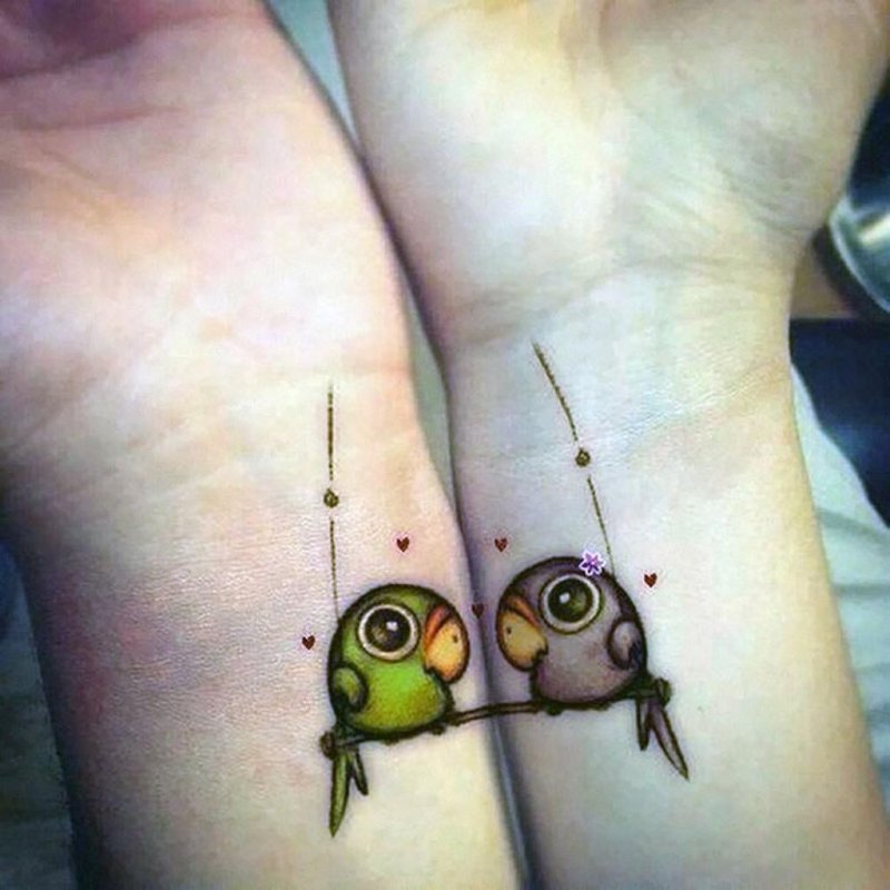 Парные тату Forever together