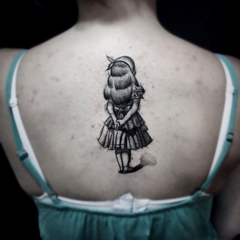 Алиса Татуировка в стране чудес Wonderland