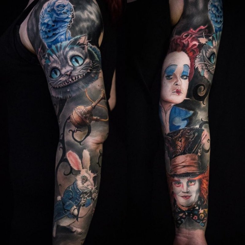 Алиса в стране чудес Tattoo
