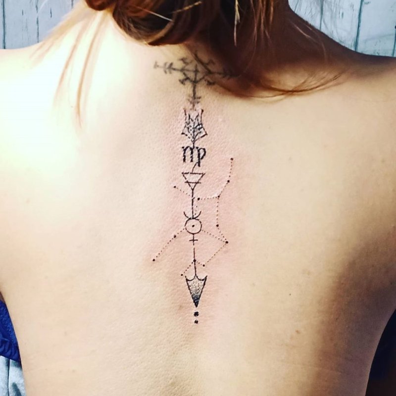 Virgo Созвездие тату