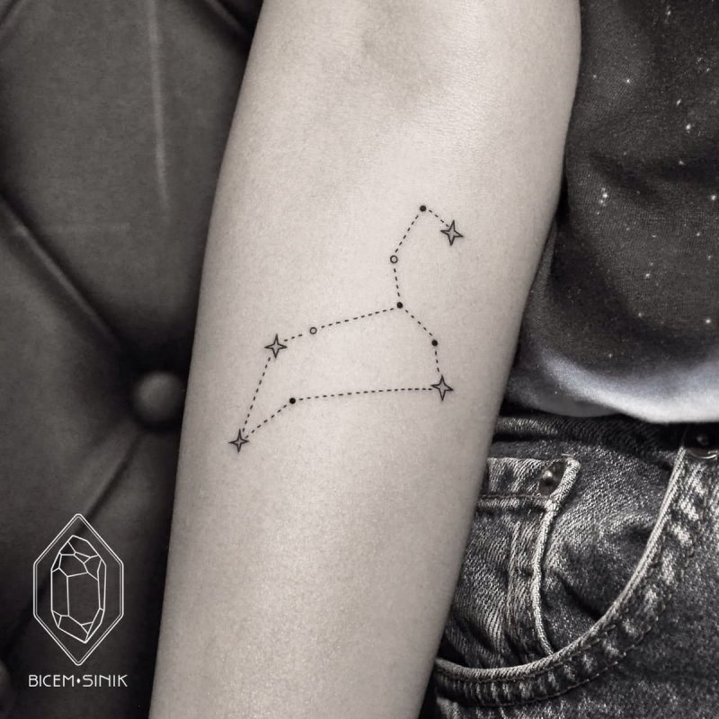 Aquarius Constellation Tattoo