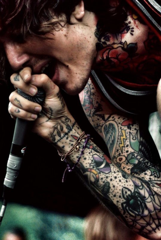Bring me the Horizon Оливер Сайкс Татуировки