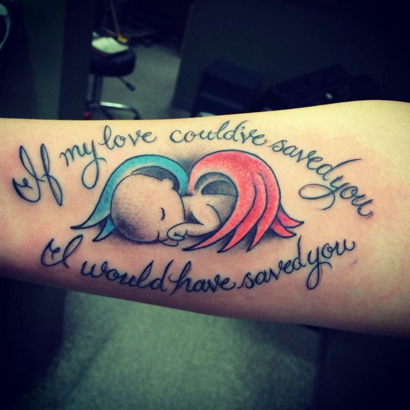 Only mother deserves Love тату
