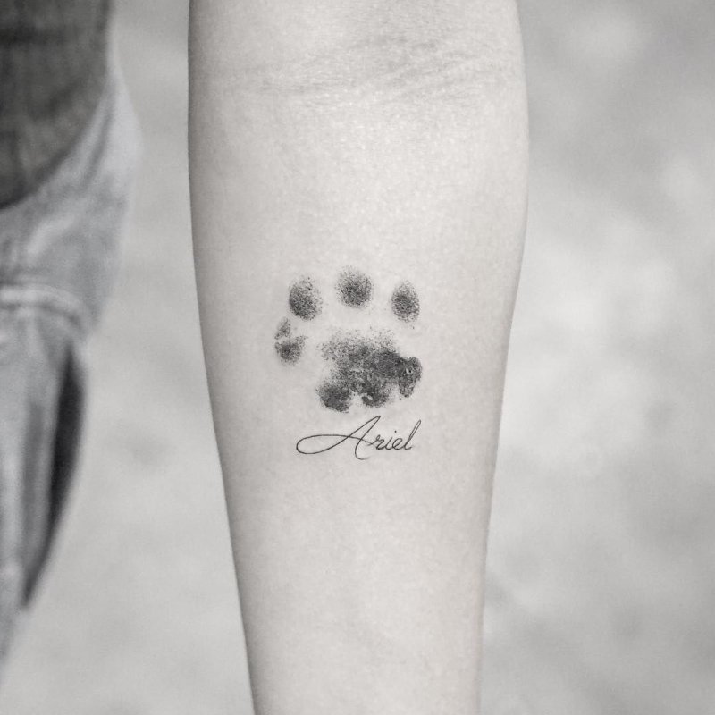 Cat Paw Tattoo