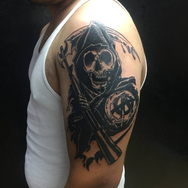 Anarchy Tattoo Arm
