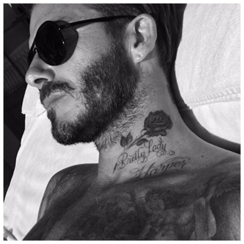 David Beckham тату