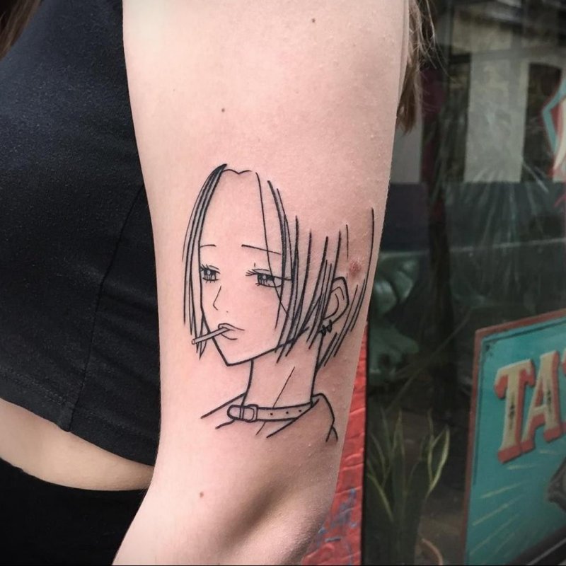 Нана аниме тату