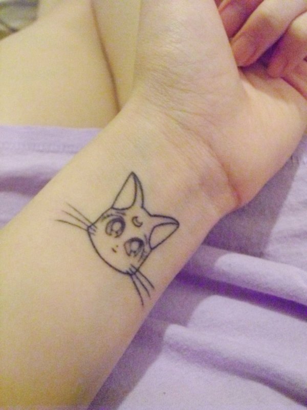 Sailor Moon кошки тату