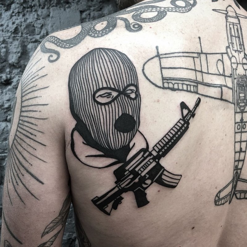 Гжель пистолет