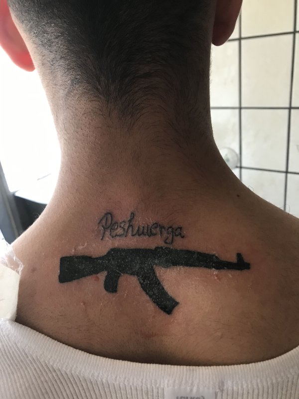 Маленькое тату ak47