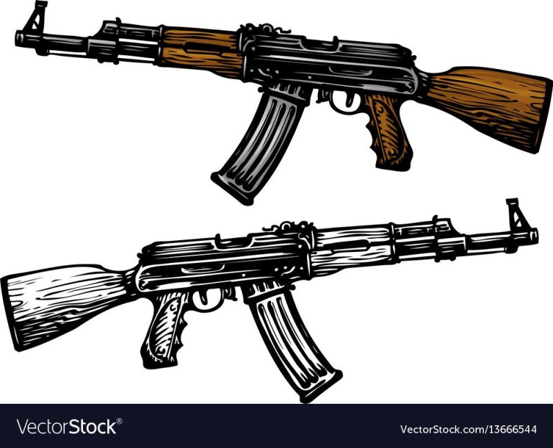 Тату пистолеты на груди