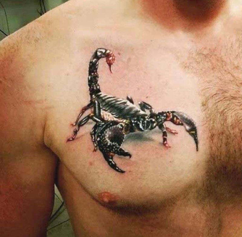 Татушка Скорпион