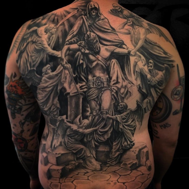 Grim Reaper тату
