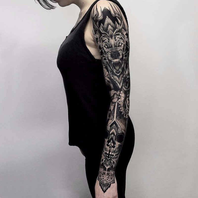 Jessica Wilde тату