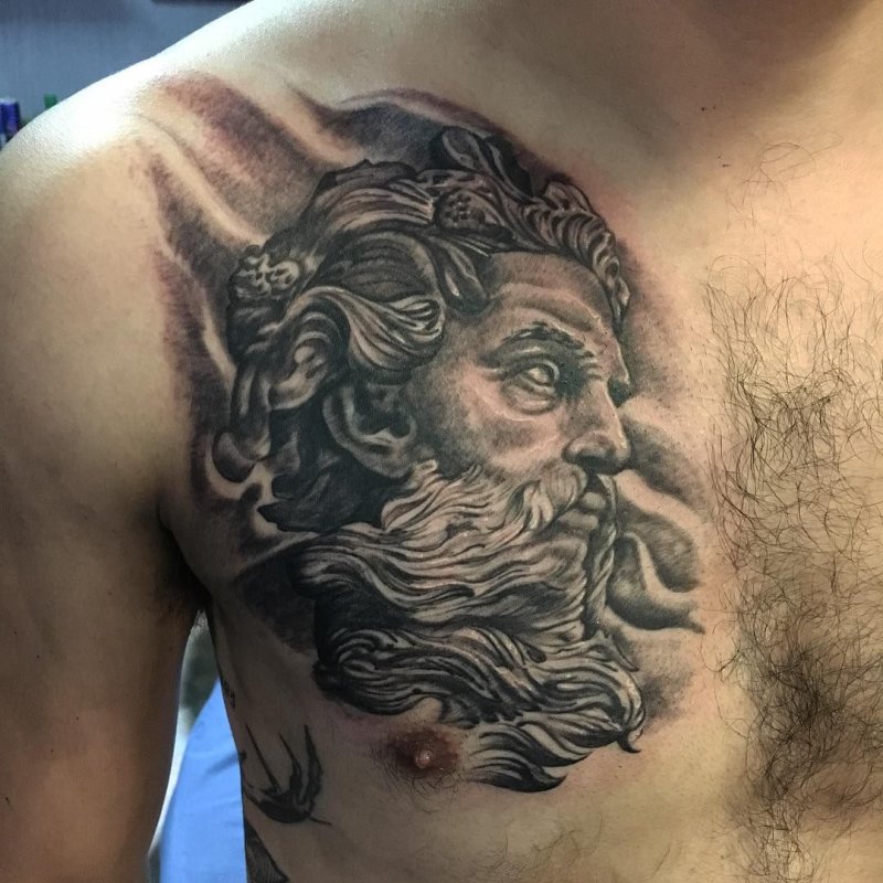 Посейдон (мифология) тату