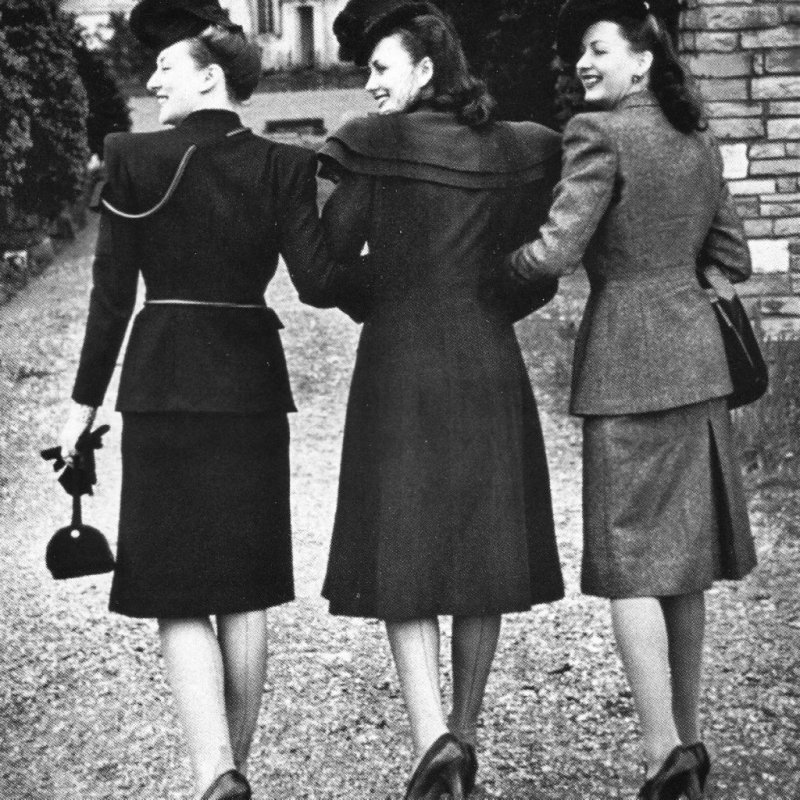 Мода 1940-1945 мода