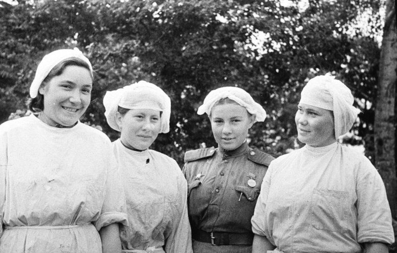 Медсестры в годы войны 1941-1945
