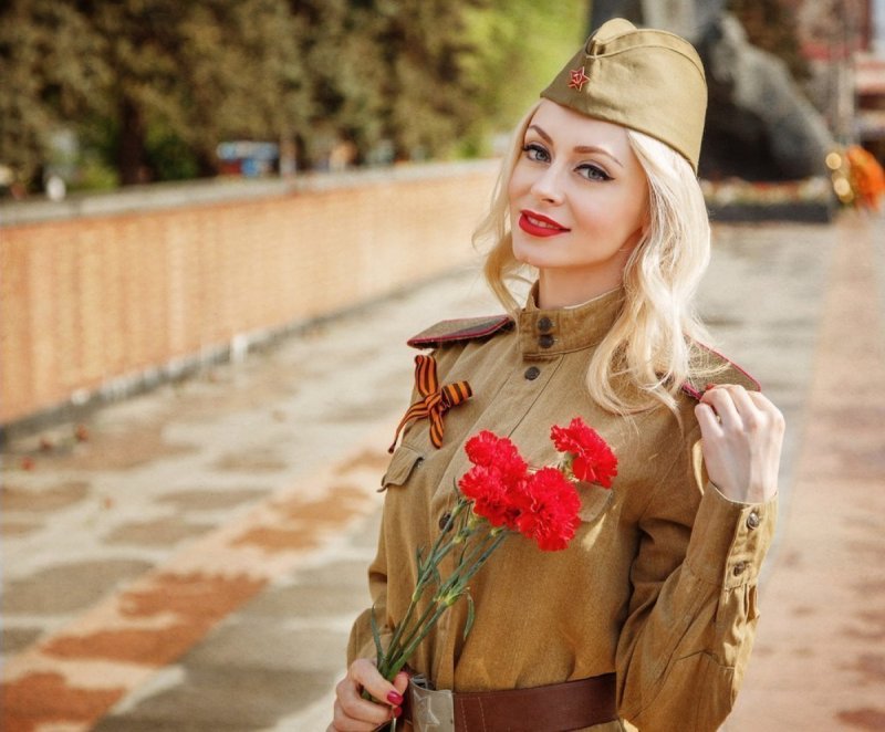 Фотосессия в стиле военных лет