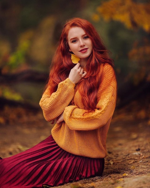 Рыжая фотосессия