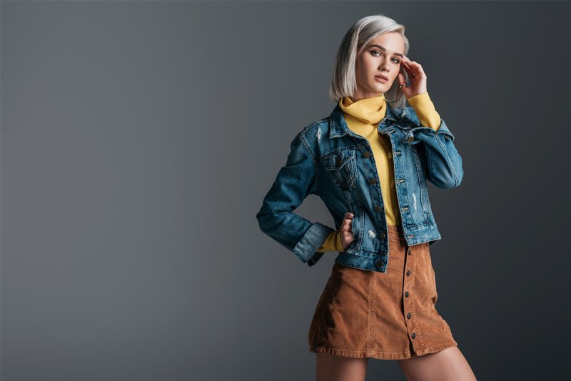 Oversized Denim Jacket Mango