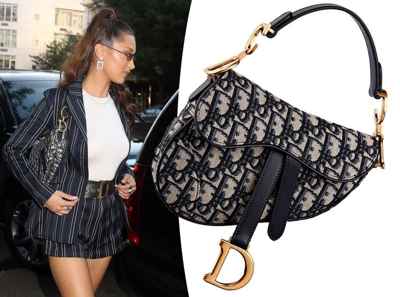 Звезды с Dior Saddle Bag