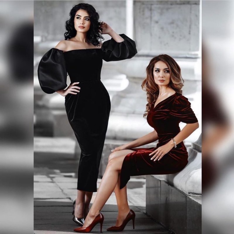 Boohoo Изумрудное бархатное платье 2020