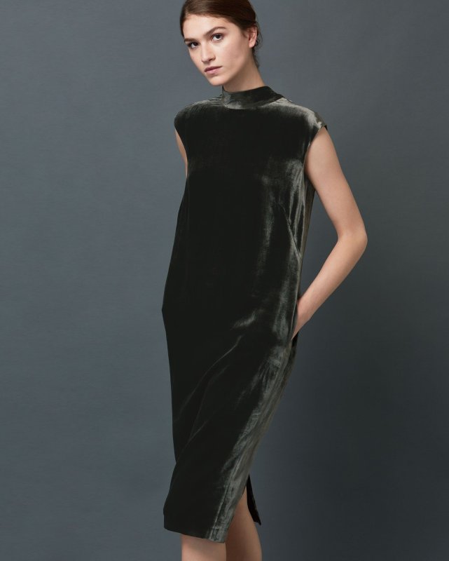 Fendi бархатное платье