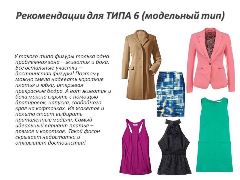 Тип женской фигуры прямоугольник