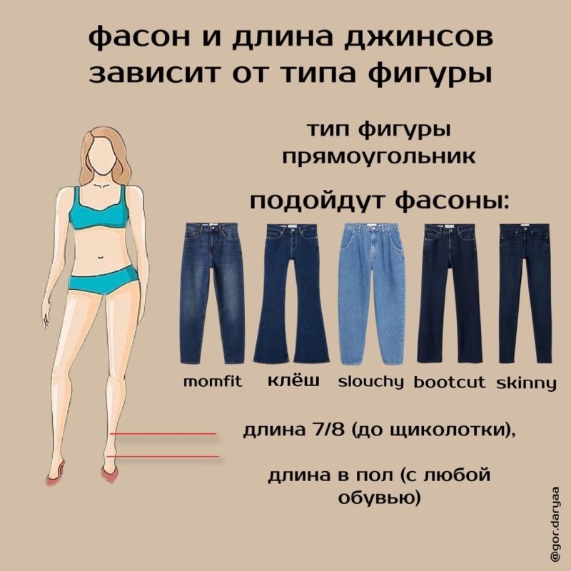 Гардероб для фигуры прямоугольник
