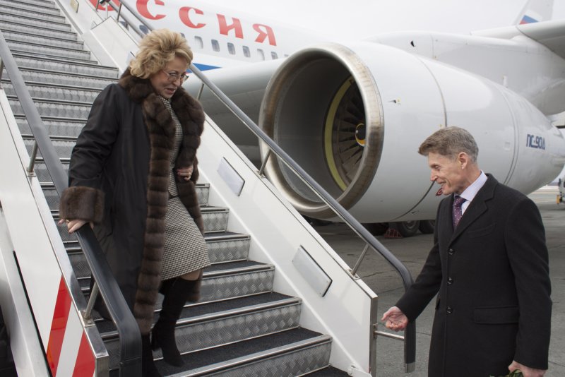 Самолет Валентины Матвиенко