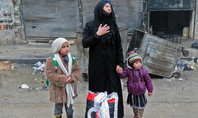 Женщины в сирийских деревнях