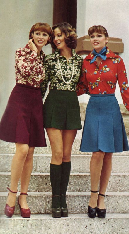 Мода 70х 80х 90х