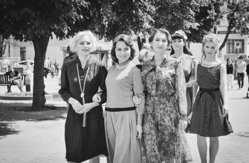 1950е мода в СССР деревня