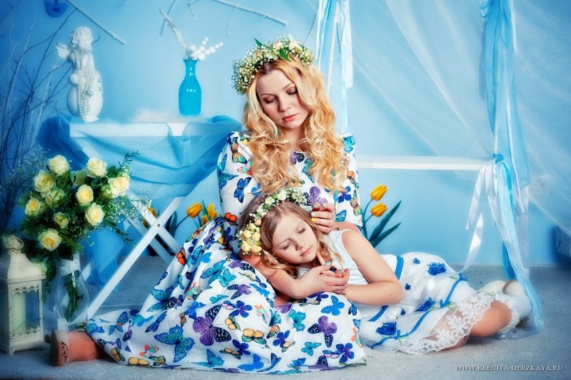 Семейная фотосессия в студии