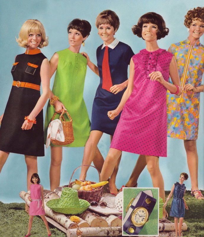 Мода 60s[ 70s[ на телешоу