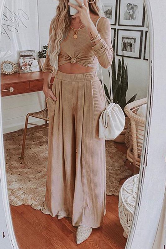 Брюки палаццо outfit